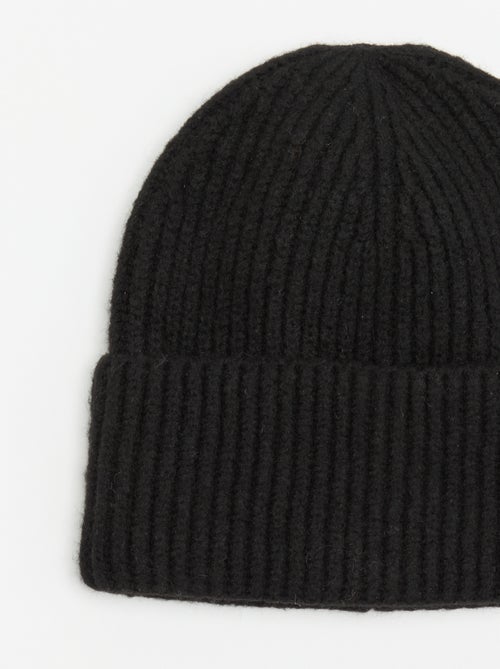 Gorro de punto acanalado - Kiabi Gorro de punto acanalado - Kiabi