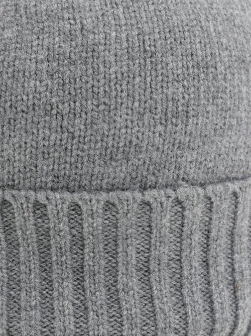 Gorro de punto acanalado, tejido suave con lana - AFIBEL - Kiabi
