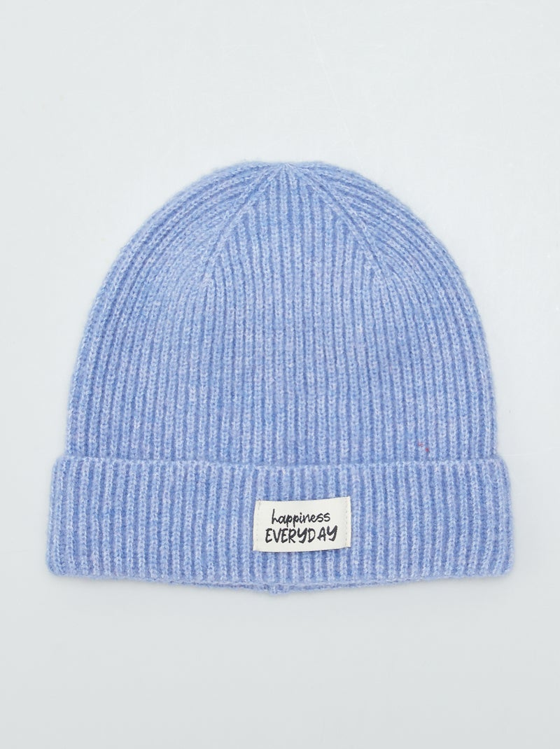Gorro de punto AMARILLO - Kiabi