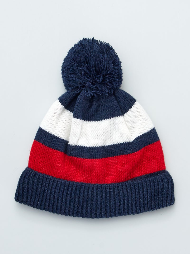 Gorro de punto AZUL - Kiabi