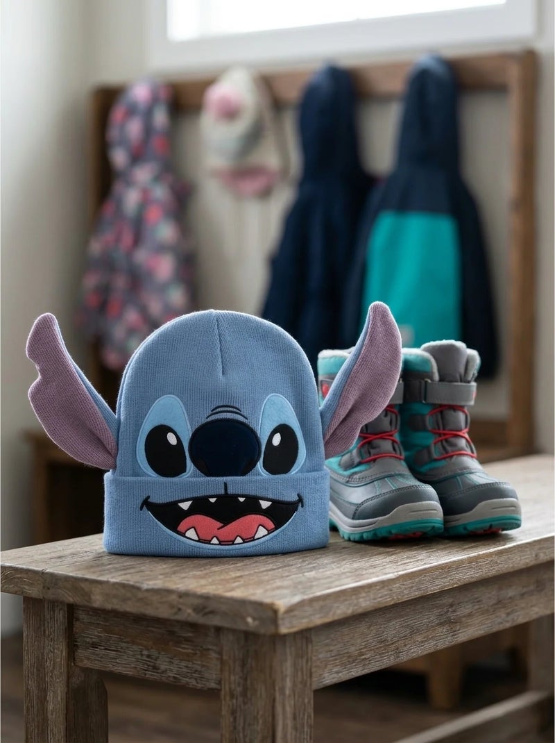 Gorro de punto cálido y elástico infantil stitch disney Azul - Kiabi