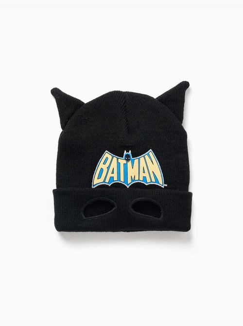 Gorro de punto con estampado de batman y orejas 3d - Kiabi Gorro de punto con estampado de batman y orejas 3d - Kiabi