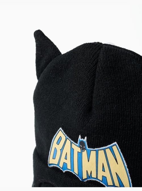 Gorro de punto con estampado de batman y orejas 3d - Kiabi Gorro de punto con estampado de batman y orejas 3d - Kiabi