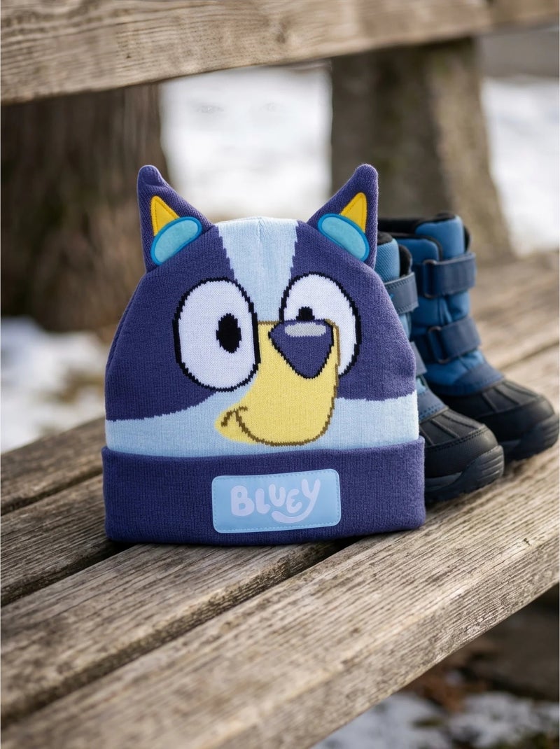 Gorro de punto con orejas bluey bbc studios Azul - Kiabi