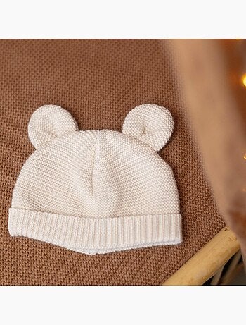 Gorro de punto con orejitas