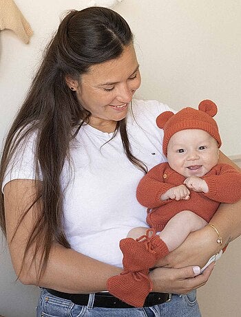 Gorro de punto con orejitas