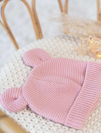 Gorro de punto con orejitas