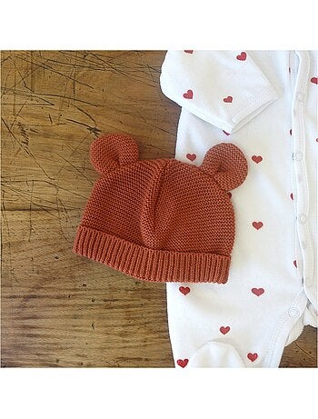 Gorro de punto con orejitas