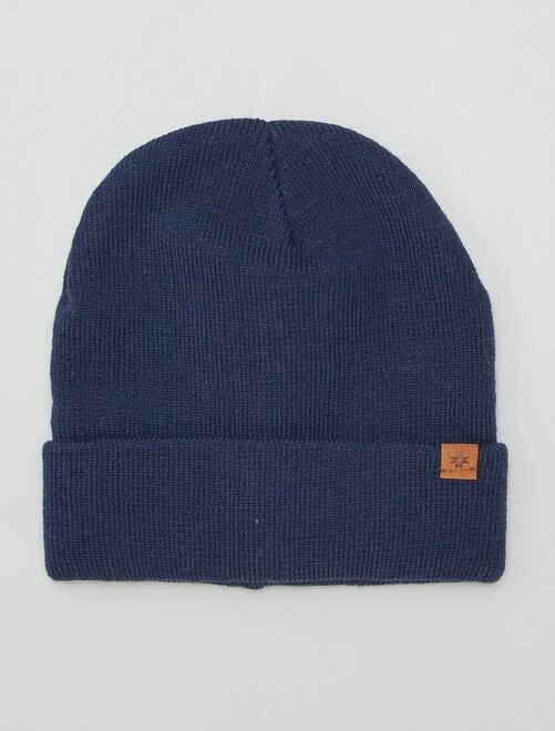 Gorro de punto con vuelta - Kiabi