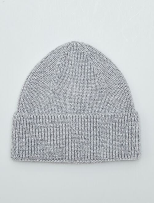 Gorro de punto con vuelta - Kiabi