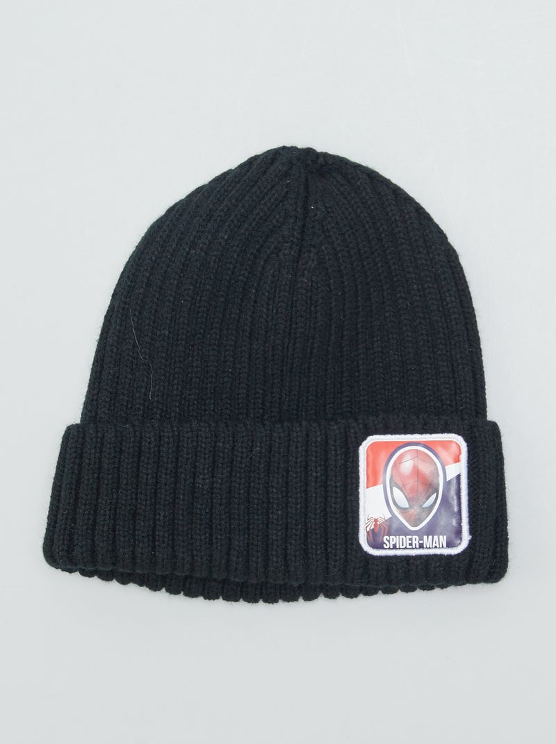 Gorro de punto de canalé 'Spider-Man' AZUL - Kiabi