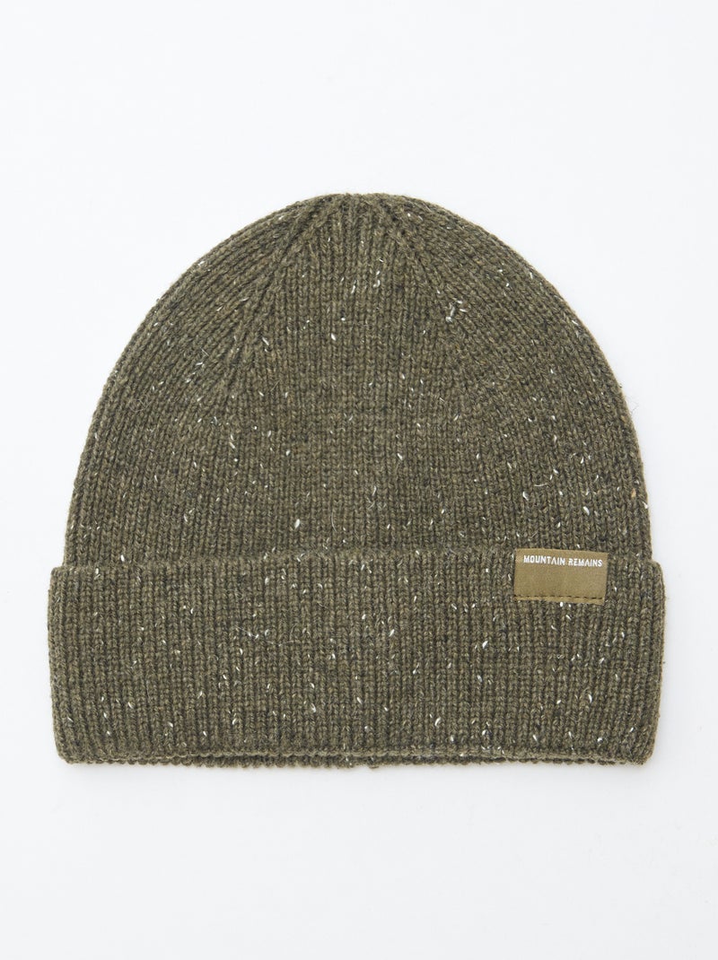Gorro de punto fantasía Kaki - Kiabi