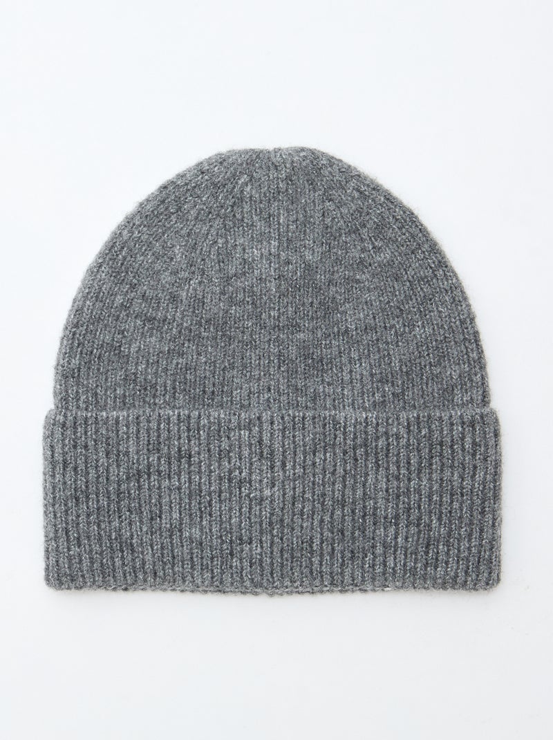 Gorro de punto Gris - Kiabi
