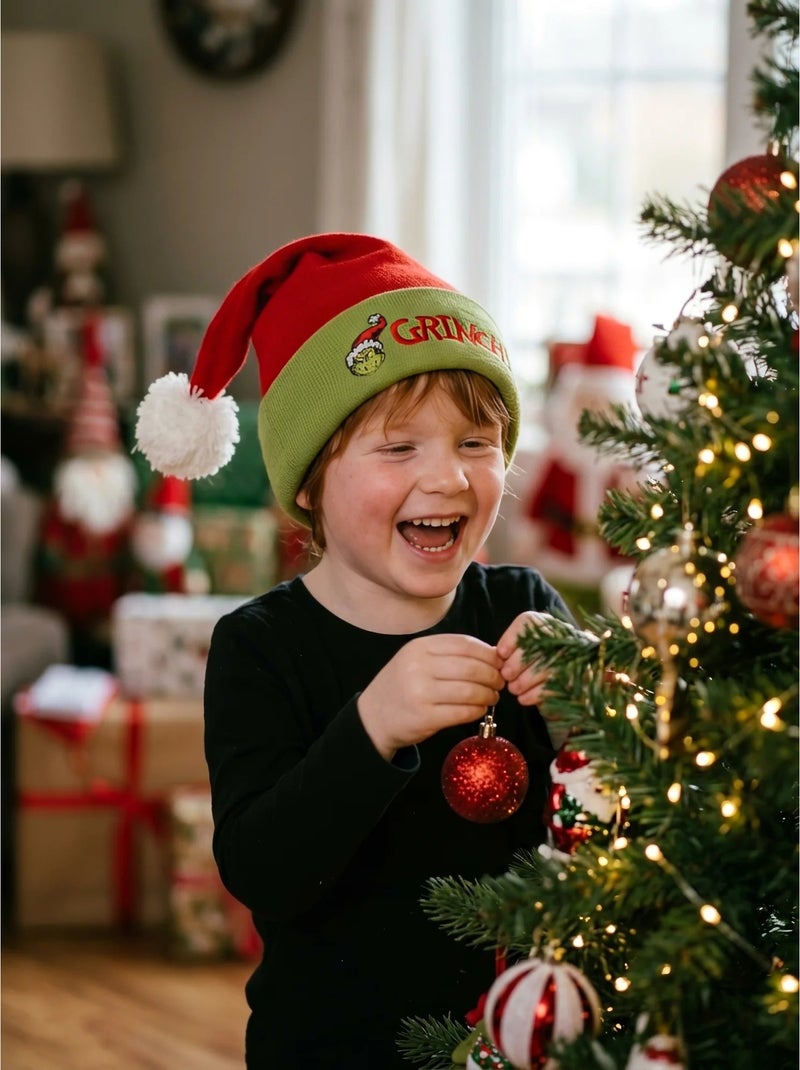 Gorro de punto infantil the grinch Verde - Kiabi