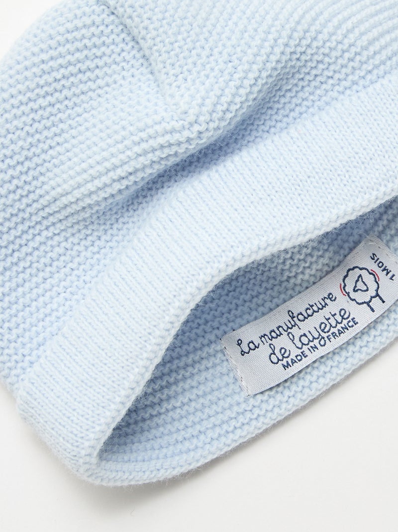 Gorro de punto 'La manufacture de Layette' Azul - Kiabi