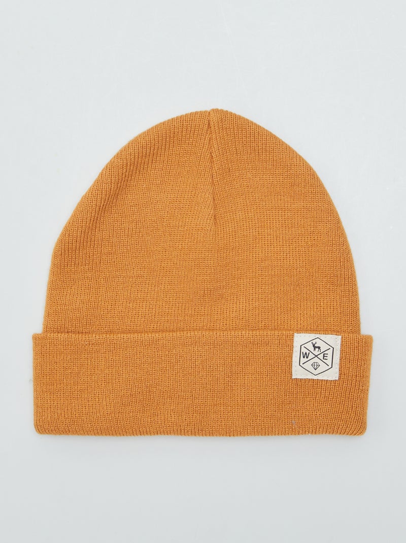 Gorro de punto MARRON - Kiabi