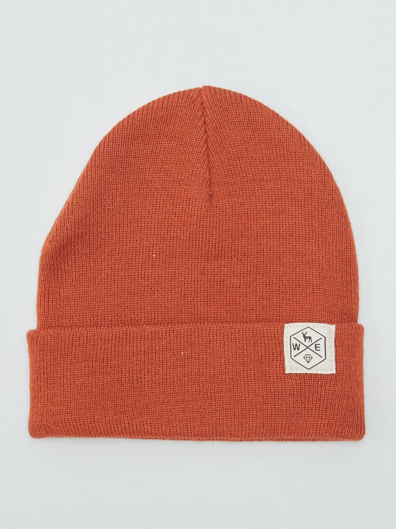 Gorro de punto MARRON - Kiabi