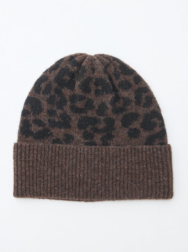 Gorro de punto Marron - Kiabi