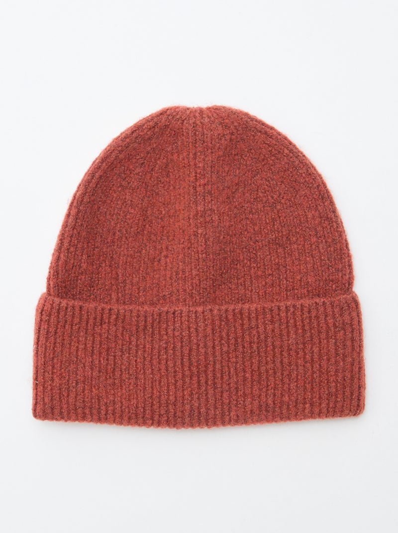Gorro de punto Naranja - Kiabi