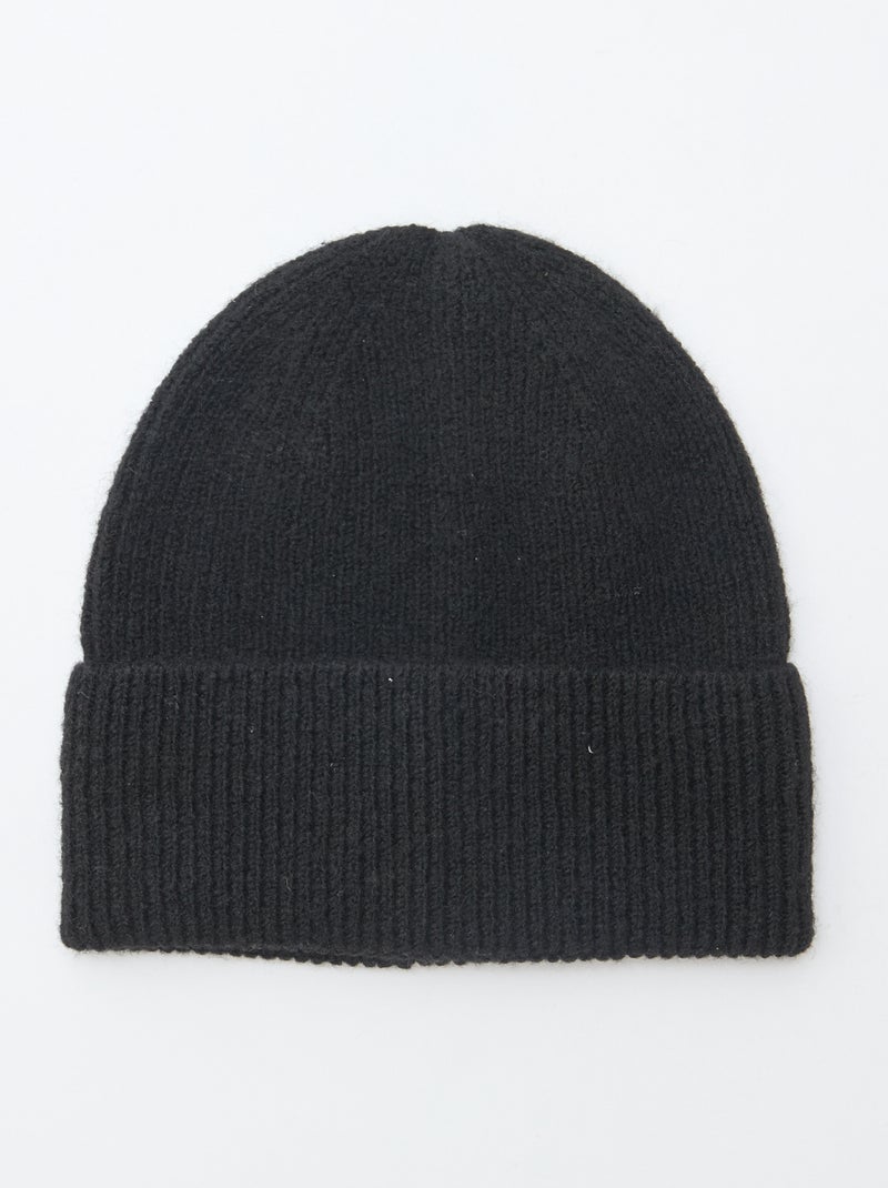 Gorro de punto Negro - Kiabi