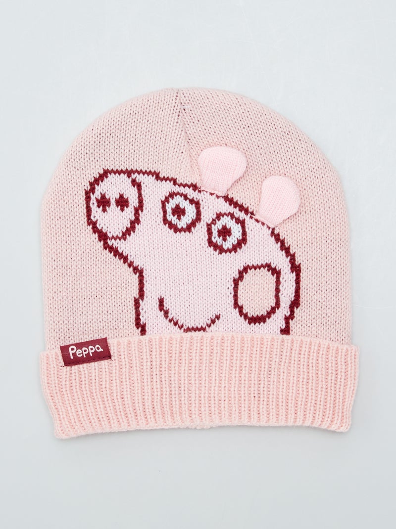 Gorro de punto 'Peppa Pig' ROSA - Kiabi
