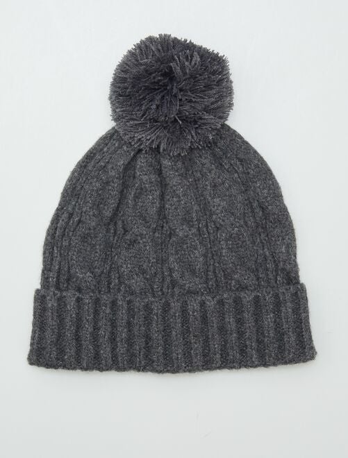 Gorro de punto trenzado - Kiabi