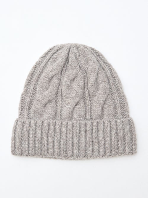 Gorro de punto trenzado - Kiabi
