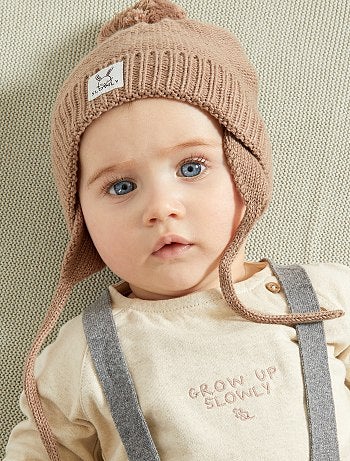 Rebajas Accesorios bebé | Gorras, bufandas y guantes de - beige - Kiabi