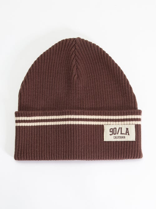 Gorro de rayas con vuelta - Kiabi Gorro de rayas con vuelta - Kiabi