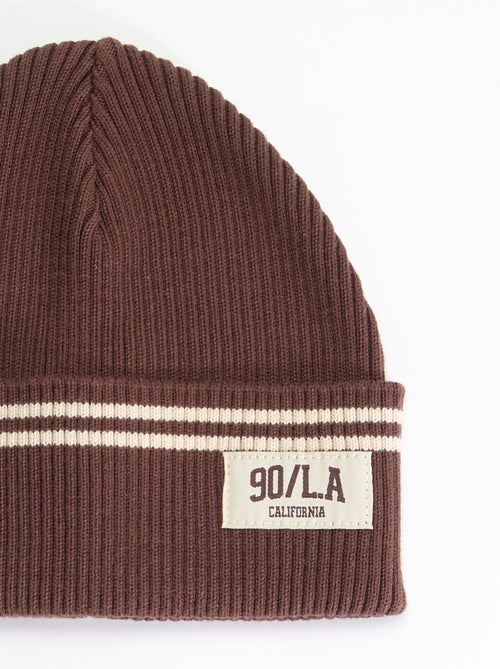 Gorro de rayas con vuelta - Kiabi Gorro de rayas con vuelta - Kiabi
