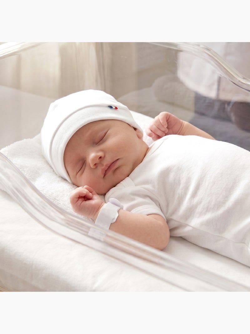 Gorro de recién nacido en algodón jersey | SEVIRA KIDS Blanco - Kiabi