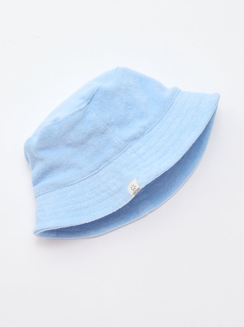 Gorro de rizo liso Azul - Kiabi