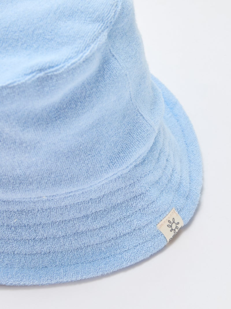 Gorro de rizo liso Azul - Kiabi