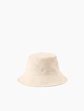 Gorro de sarga con lazo aplicado