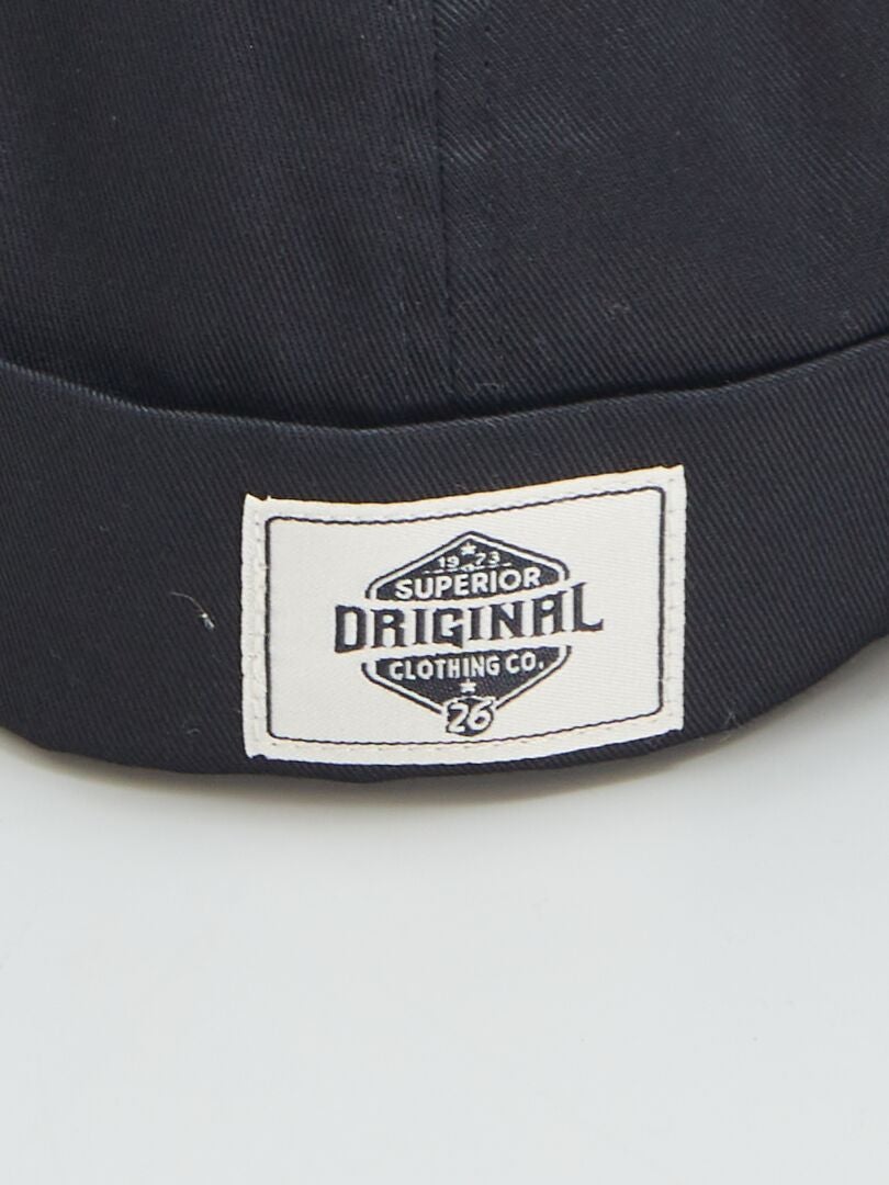 Gorro docker de punto NEGRO - Kiabi