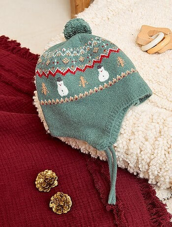 Gorro estilo peruano con motivo 'Navidad'