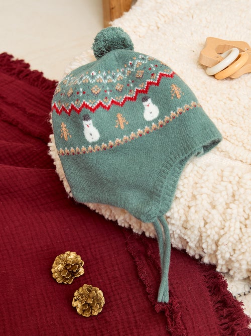 Gorro estilo peruano con motivo 'Navidad' - Kiabi