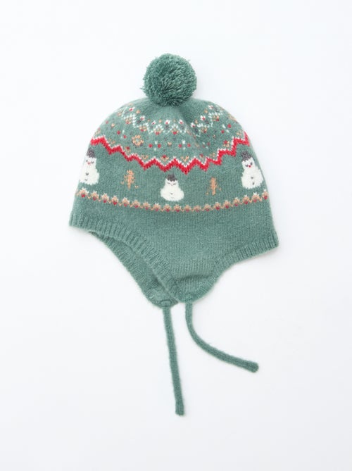 Gorro estilo peruano con motivo 'Navidad' - Kiabi