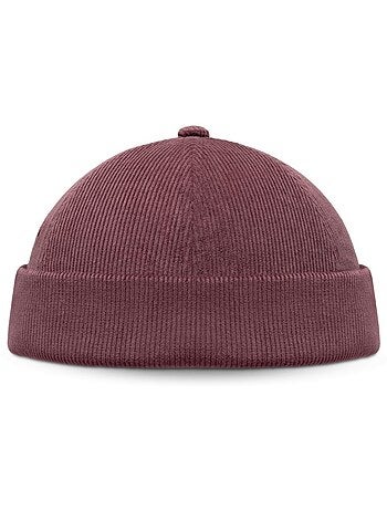 Gorro fisherman pana hombre y mujer cord docker burgundy