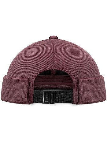 Gorro fisherman pana hombre y mujer cord docker burgundy