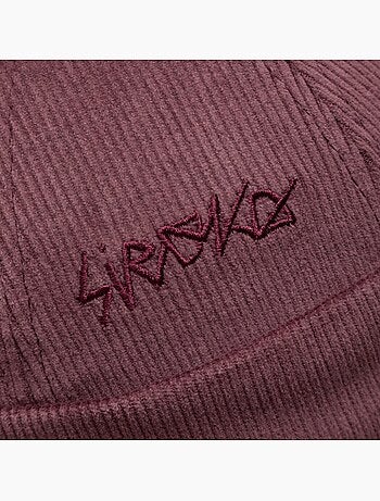 Gorro fisherman pana hombre y mujer cord docker burgundy