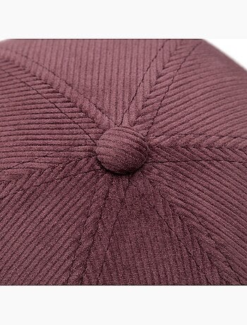 Gorro fisherman pana hombre y mujer cord docker burgundy