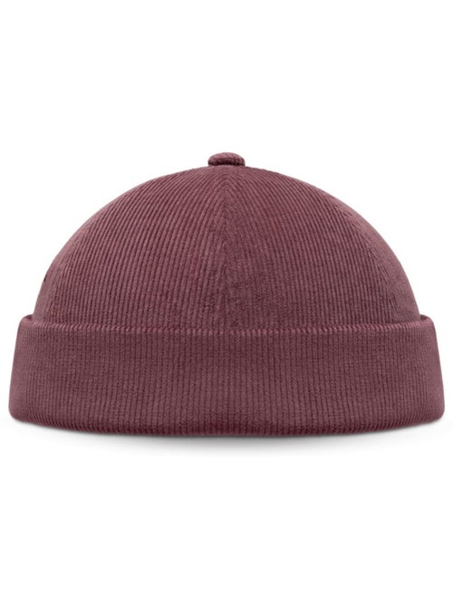 Gorro fisherman pana hombre y mujer cord docker burgundy - Kiabi Gorro fisherman pana hombre y mujer cord docker burgundy - Kiabi