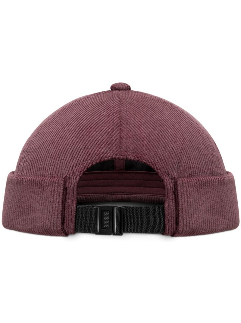 Gorro fisherman pana hombre y mujer cord docker burgundy Rojo - Kiabi