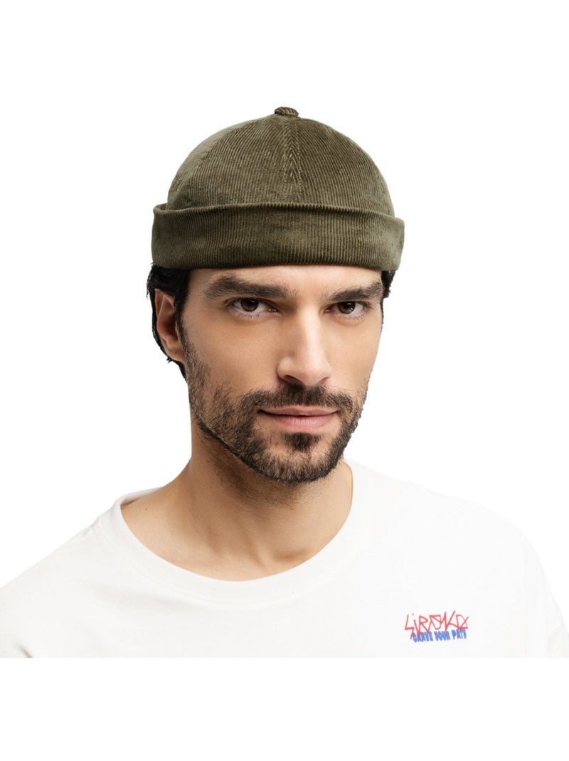 Gorro fisherman pana hombre y mujer cord docker Verde - Kiabi