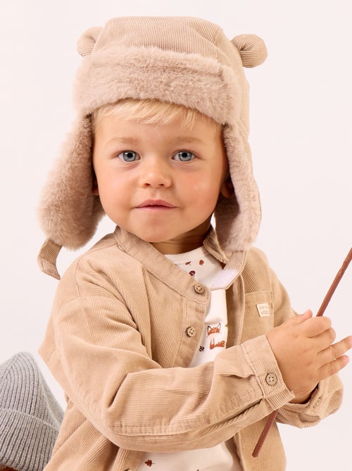 Gorro forrado con orejas de fantasía en la parte superior - Kiabi