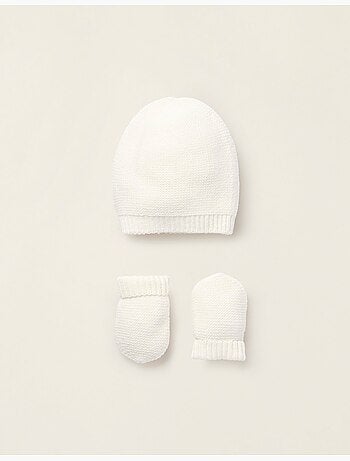 Gorro + guantes en punto