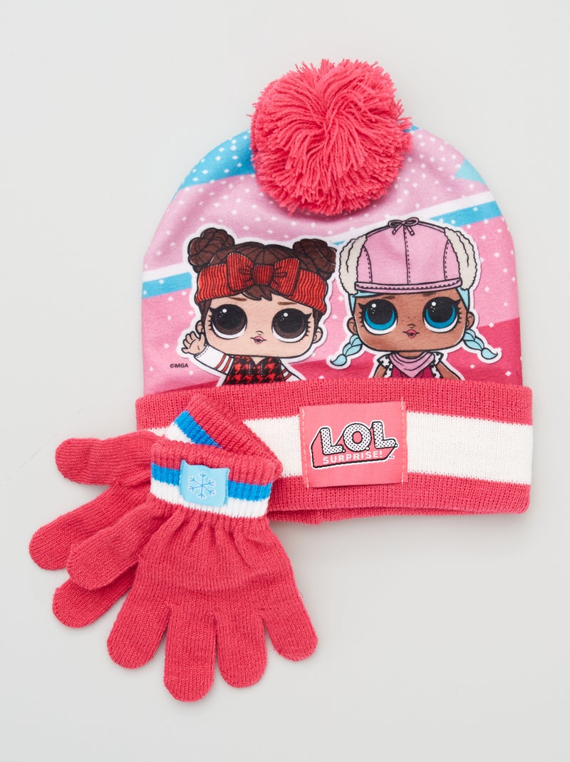 Gorro + guantes 'L.O.L Surprise!' ROSA - Kiabi
