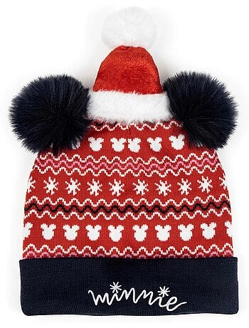 Gorro infantil de punto minnie mouse disney