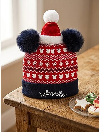 Gorro infantil de punto minnie mouse disney